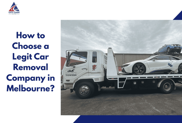 Car removal truck picking up a damaged vehicle in Melbourne, showing a legitimate car removal service with free towing and on-site payment