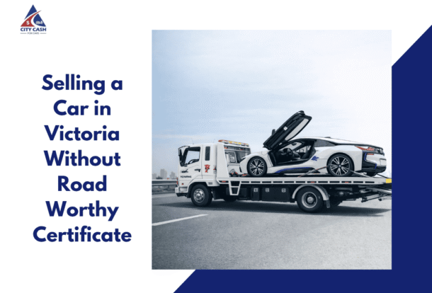 A professional tow truck service assisting a owner with selling a car in victoria without rwc.