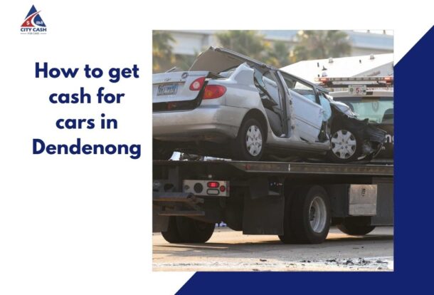 Severely damaged sedan loaded onto a tow truck for free car removal in Melbourne