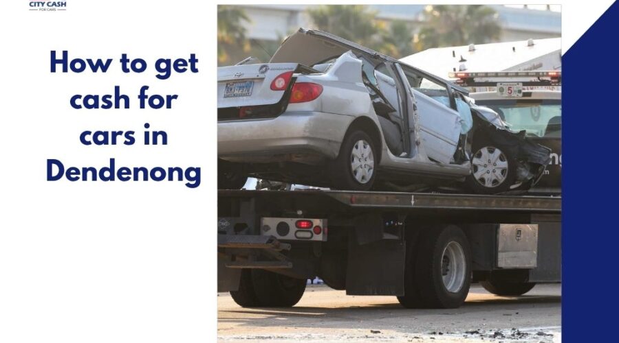 Severely damaged sedan loaded onto a tow truck for free car removal in Melbourne