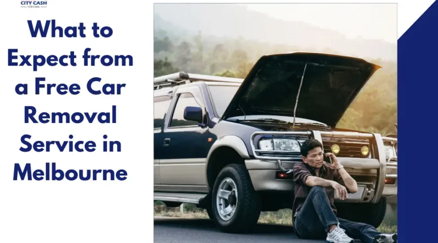 Man trying to fix car engine on the side of the road with SUV hood open