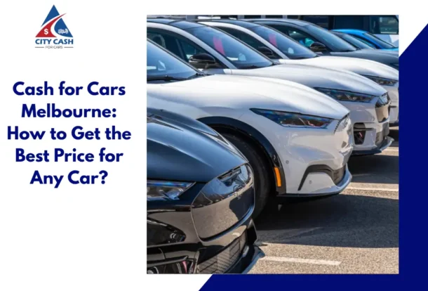 Cars lined up at a car dealership in Melbourne