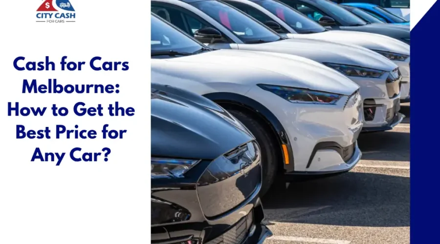 Cars lined up at a car dealership in Melbourne