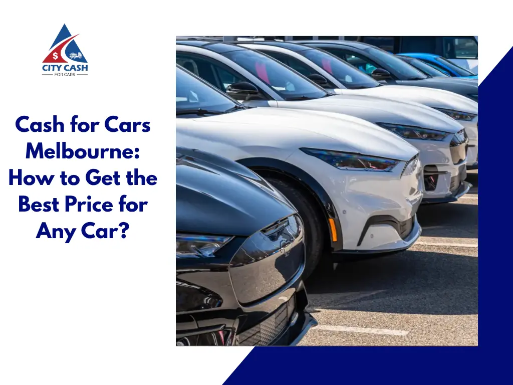 Cars lined up at a car dealership in Melbourne